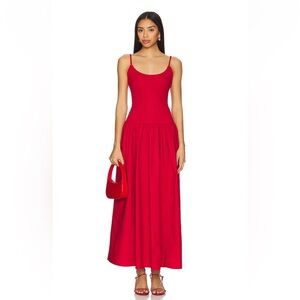 Lovers and Friends Morena Maxi Dress in Red